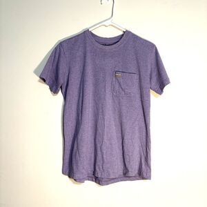 Ariat Rebar Women's Purple Pocketed Tshirt Small Short Sleeve